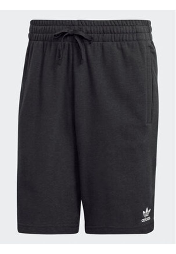 Adidas - adidas Szorty sportowe Essentials+ Made With Hemp Shorts HR8617 Czarny Regular Fit. Kolor: czarny. Materiał: bawełna. Styl: sportowy