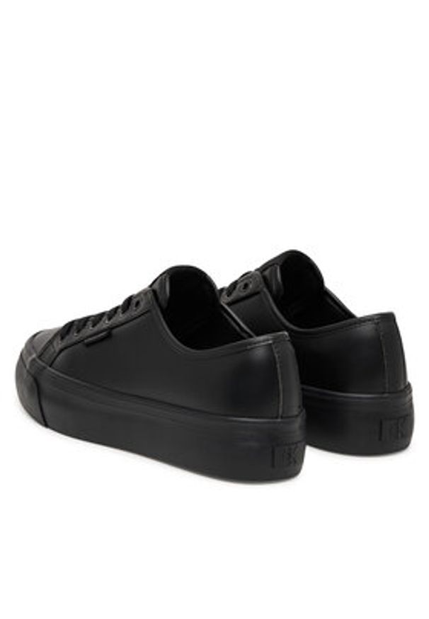 Calvin Klein Sneakersy Vulc Flatf Lace Up Lth YW0YW01932 Czarny. Kolor: czarny. Materiał: skóra