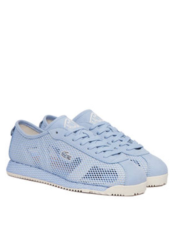 Lacoste Sneakersy Club-Low 51SFA0155 Niebieski jasny. Kolor: niebieski. Materiał: materiał