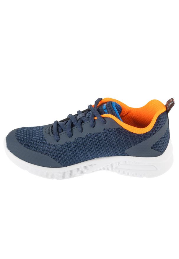 skechers - Buty sportowe Sneakersy chłopięce, Microspec Max - Kaptix. Kolor: niebieski. Sport: turystyka piesza