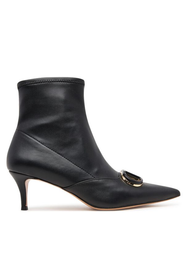 TwinSet - Botki TWINSET. Kolor: czarny