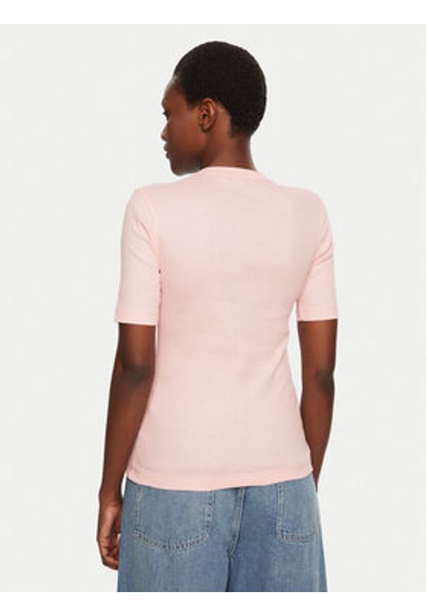 IVY & OAK - IVY OAK T-Shirt Kristin IO1100X2351 Różowy Slim Fit. Kolor: różowy. Materiał: bawełna