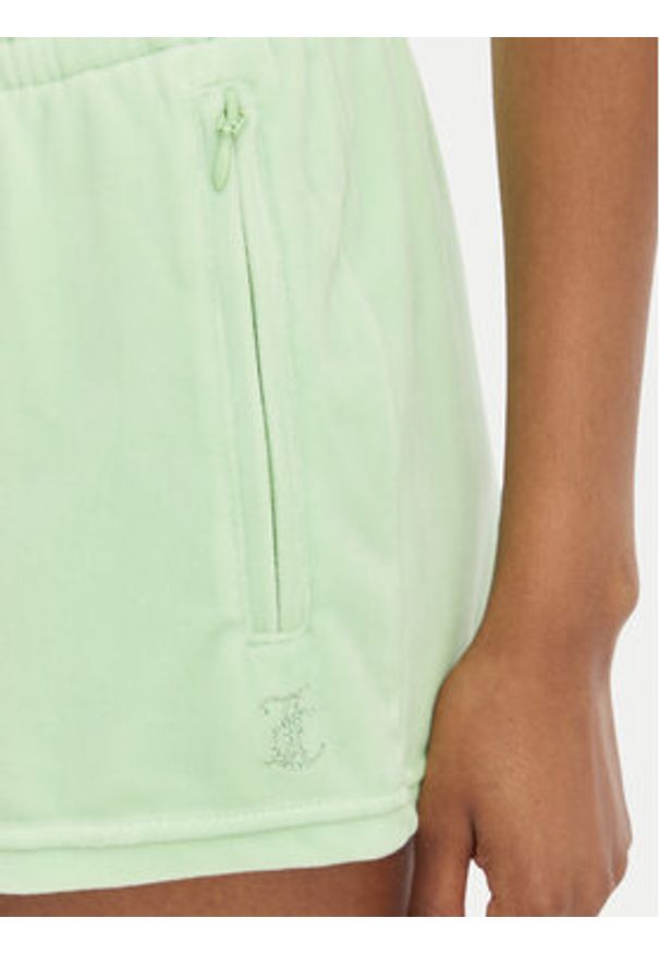 Juicy Couture Szorty sportowe Tamia JCWHS126305 Zielony Regular Fit. Kolor: zielony. Materiał: syntetyk