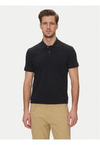 Blend Polo 20717857 Czarny Regular Fit. Typ kołnierza: polo. Kolor: czarny. Materiał: bawełna