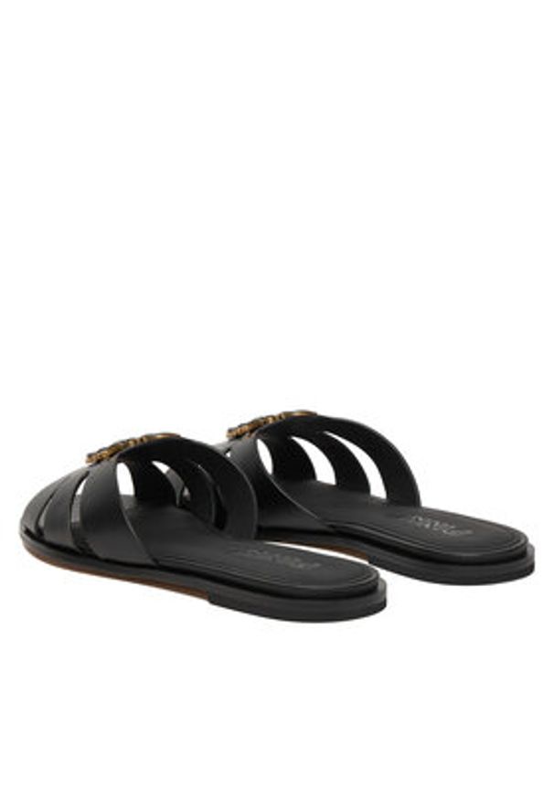 Pinko - PINKO Klapki Milly 04 SD0463 P001 Czarny. Kolor: czarny. Materiał: skóra