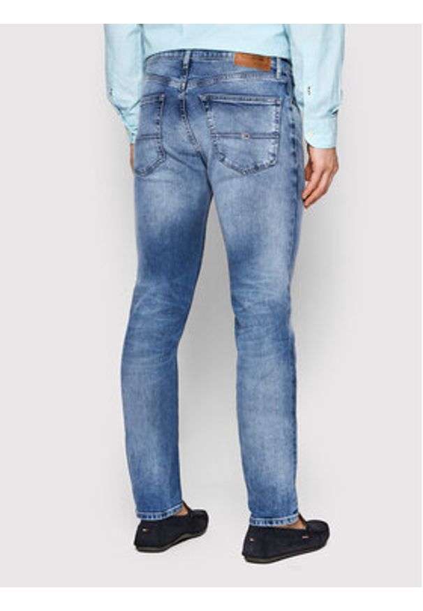 Tommy Jeans Jeansy Scanton DM0DM09554 Niebieski Slim Fit. Kolor: niebieski