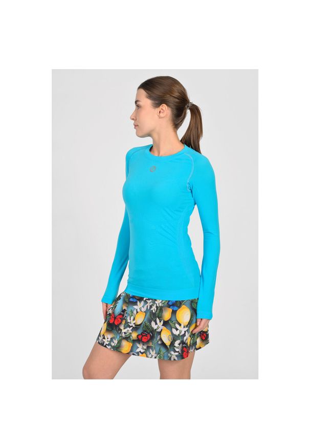 NESSI SPORTSWEAR - Koszulka z długim rękawem do biegania damska Nessi Sportswear Longsleeve Ultra. Kolor: niebieski. Długość rękawa: długi rękaw. Długość: długie. Sport: bieganie