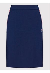 Fila Spódnica mini Binz 768744 Granatowy Regular Fit. Kolor: niebieski. Materiał: bawełna