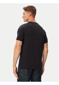 Karl Lagerfeld - KARL LAGERFELD T-Shirt 755781 563235 Granatowy Regular Fit. Typ kołnierza: dekolt w karo. Kolor: niebieski. Materiał: bawełna #2