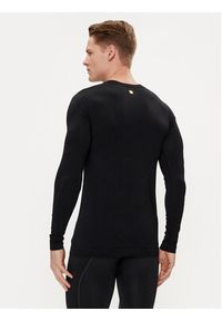 Brubeck Koszulka techniczna LS1414M Czarny Slim Fit. Kolor: czarny. Materiał: syntetyk