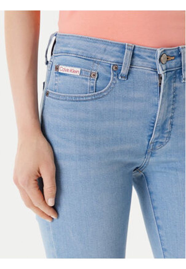 Calvin Klein Jeans Jeansy LV047C776G Niebieski Skinny Fit. Kolor: niebieski