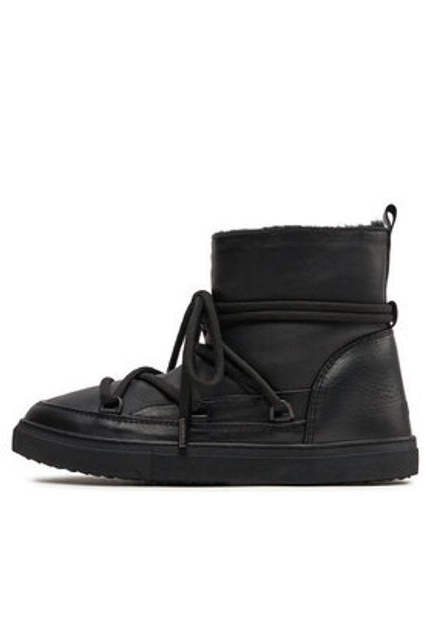 Inuikii Śniegowce Full Leather 55102-087 Czarny. Kolor: czarny. Materiał: skóra