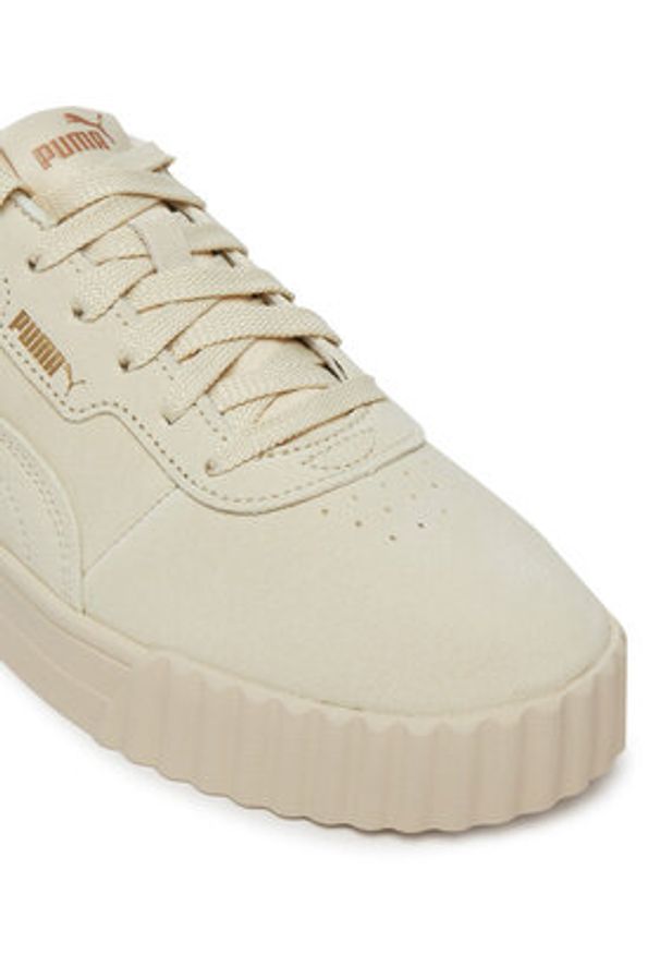 Puma Sneakersy Carina 3.0 SD 400721 03 Écru. Materiał: zamsz, skóra