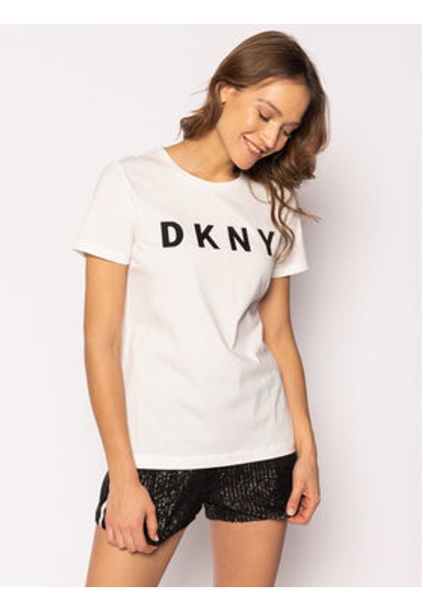 T-Shirt DKNY. Kolor: biały