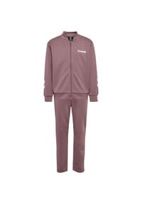 Dres dziecięcy Hummel hmlTUKAS. Okazja: na uczelnię. Kolor: fioletowy. Materiał: dresówka. Styl: sportowy #1