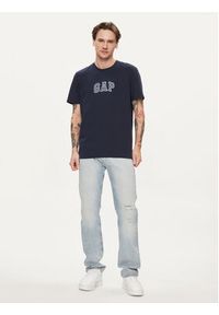 GAP - Gap T-Shirt 570044-03 Granatowy Regular Fit. Kolor: niebieski. Materiał: bawełna #2