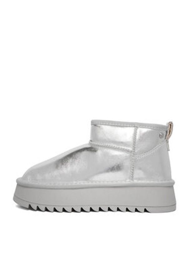 Eva Minge Śniegowce EO-NIKI-TS6304-01 Srebrny. Kolor: srebrny. Materiał: skóra, syntetyk