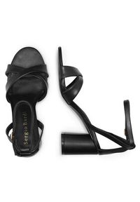 Sergio Bardi Sandały WYL3402-8Z-SB Czarny. Kolor: czarny. Materiał: skóra #7