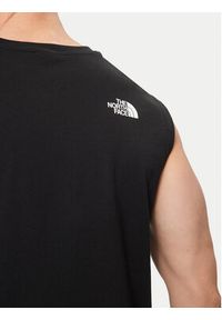 The North Face Tank top Simple Dome NF0A87R3 Czarny Regular Fit. Kolor: czarny. Materiał: syntetyk, bawełna #3