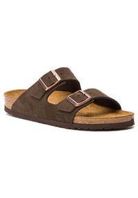 Birkenstock Klapki Arizona zamsz 0951313 Brązowy. Kolor: brązowy. Materiał: skóra, zamsz #3