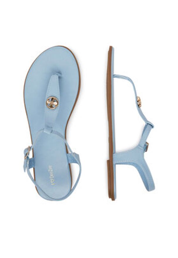 DeeZee Sandały E9088-1 Niebieski. Kolor: niebieski. Materiał: syntetyk, materiał