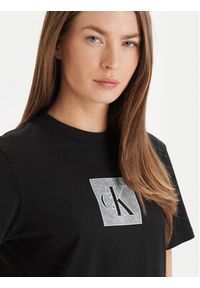 Calvin Klein Jeans T-Shirt LV047F819G Czarny Classic Fit. Kolor: czarny. Materiał: bawełna #3