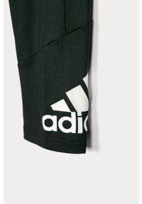 Adidas - adidas - Spodnie dziecięce 104-170 cm. Okazja: na co dzień. Kolor: czarny. Materiał: dzianina. Wzór: nadruk. Styl: casual #3