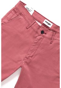 Wrangler - WRANGLER SPODNIE MĘSKIE CHINO BRICK RED W16LHE68G. Materiał: materiał #8