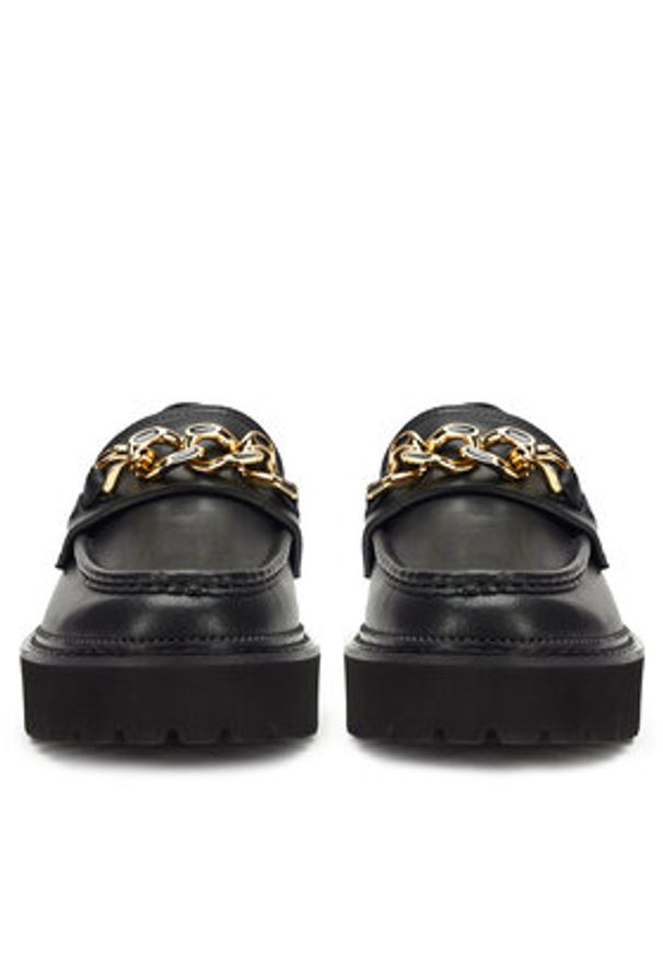 Eva Minge Loafersy ASA-915-933-2 Czarny. Kolor: czarny. Materiał: skóra