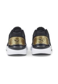 Buty Kobieta Puma Raw Metallics czarny. Zapięcie: sznurówki. Kolor: czarny, beżowy, wielokolorowy, żółty. Materiał: guma, syntetyk, tkanina, materiał. Szerokość cholewki: normalna. Sport: turystyka piesza