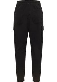 Męskie Spodnie Materiałowe Mustang Style Paris Jogger Cargo Black Beauty 1015896 4185. Materiał: materiał #3