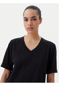 Liu Jo Beachwear T-Shirt TA5175 JS923 Czarny Regular Fit. Kolor: czarny. Materiał: bawełna #5