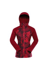 ALPINE PRO - Kurtka damska softshell Alpine Pro Hoora. Kolor: czerwony. Materiał: softshell. Sport: turystyka piesza #1