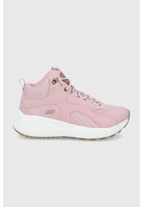 skechers - Skechers - Buty. Kolor: różowy. Materiał: guma. Szerokość cholewki: normalna. Obcas: na platformie. Sport: fitness