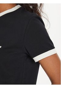 Guess T-Shirt V4YI05 K8FQ4 Czarny Regular Fit. Kolor: czarny. Materiał: bawełna