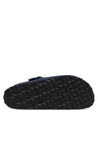 Birkenstock Klapki Boston 1030902 Granatowy. Kolor: niebieski. Materiał: skóra, zamsz #3