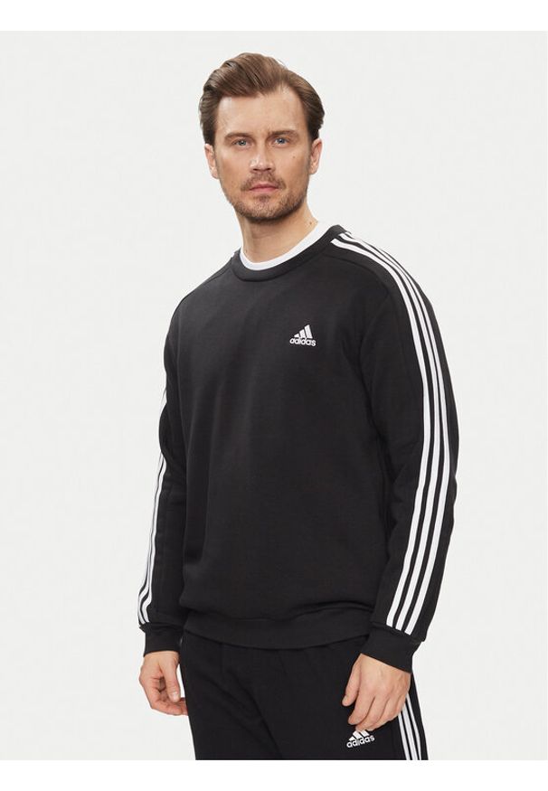 Adidas - adidas Bluza IB4027 Czarny Regular Fit. Kolor: czarny. Materiał: bawełna
