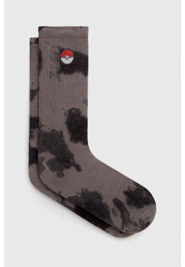 CapsLab - Capslab skarpetki X POKEMON kolor brązowy. Kolor: brązowy. Materiał: materiał
