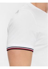 TOMMY HILFIGER - Tommy Hilfiger T-Shirt Logo MW0MW32584 Biały Regular Fit. Kolor: biały. Materiał: bawełna #5