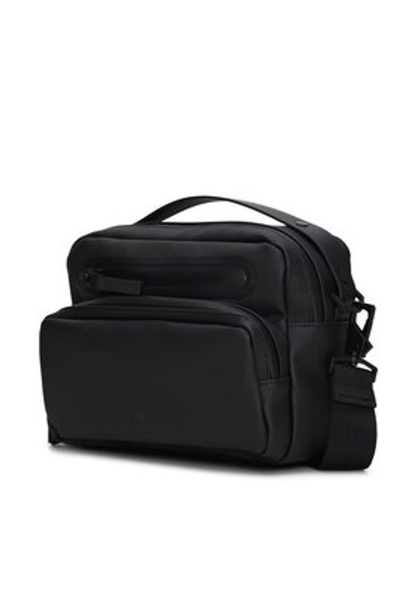 Rains Saszetka Cargo Box Bag W3 14110 Czarny. Kolor: czarny. Materiał: materiał