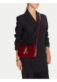 Patrizia Pepe Torebka 8B0231 L125 Bordowy. Kolor: czerwony. Materiał: skórzane, lakierowane #1