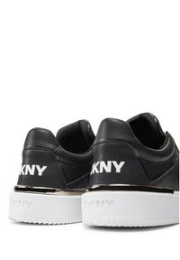 DKNY Sneakersy K3491306 Czarny. Kolor: czarny. Materiał: skóra #4