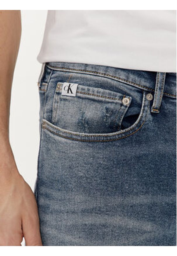 Calvin Klein Jeans Jeansy J30J324844 Niebieski Slim Fit. Kolor: niebieski
