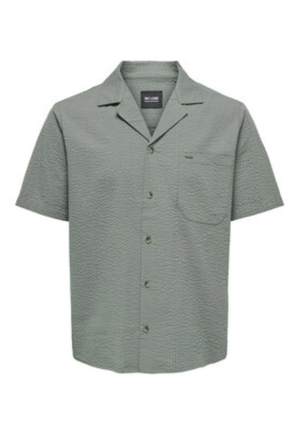 Only & Sons Koszula Eye Resort 22030342 Zielony Relaxed Fit. Kolor: zielony. Materiał: bawełna
