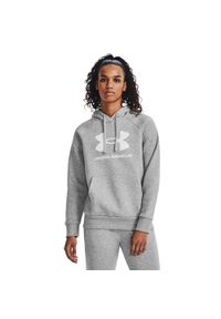 Bluza damska Under Armour Rival Fleece Big Logo Hoody. Kolor: szary