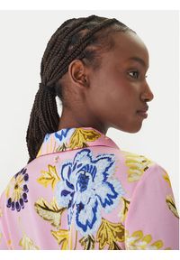 LOLA CASADEMUNT Sukienka koszulowa LS2616088 Różowy Regular Fit. Kolor: różowy. Materiał: syntetyk. Typ sukienki: koszulowe #3