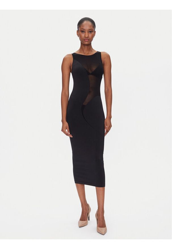 Wolford Sukienka koktajlowa Satin Sheer 57176 Czarny Slim Fit. Kolor: czarny. Materiał: syntetyk. Styl: wizytowy