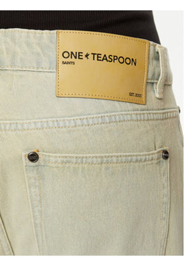 One Teaspoon Jeansy Saints 26698 Błękitny Boyfriend Fit. Kolor: niebieski