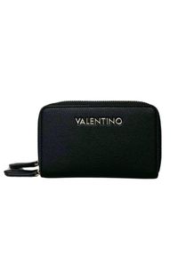 Valentino by Mario Valentino - VALENTINO Średni czarny portfel Arcadia Zip Around Wallet. Kolor: czarny #2