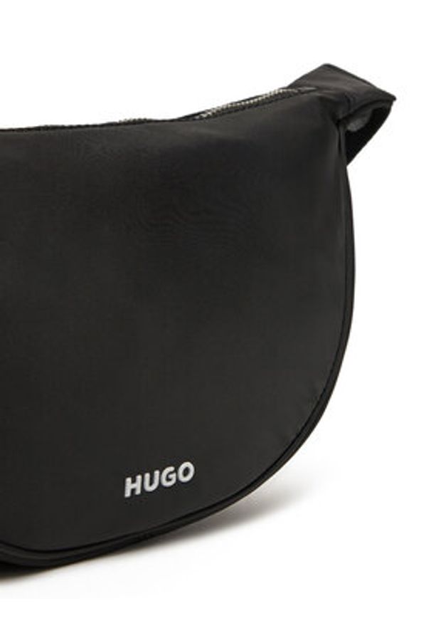 Hugo - HUGO Saszetka Bel M. Crossbody 50536064 102603668 01 Czarny. Kolor: czarny. Materiał: materiał